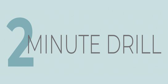 Two minute drill