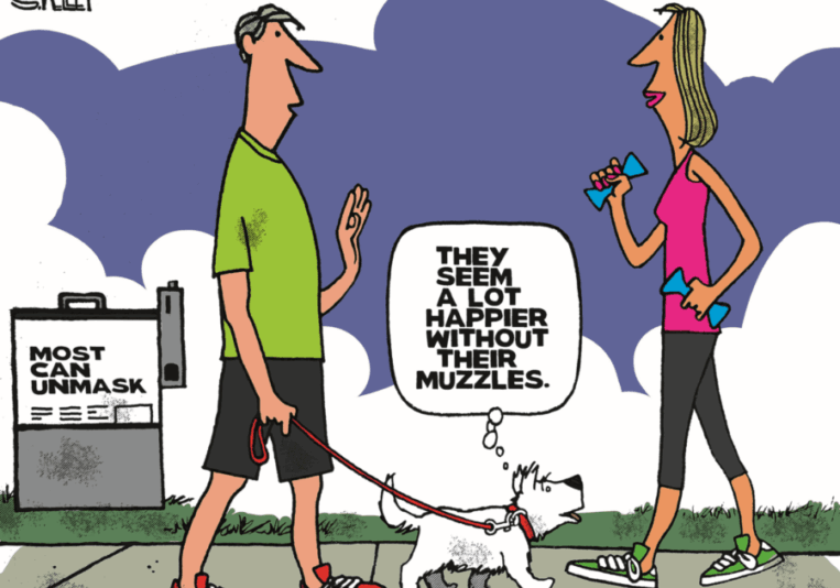 Most Can UnMask - They Seem A Lot Happier without Their Muzzles (2)